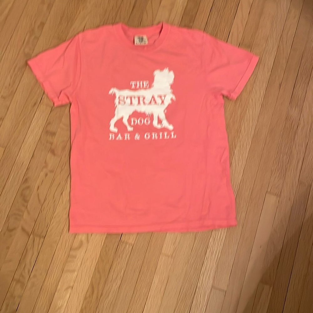 The stray dog pink tee shirt